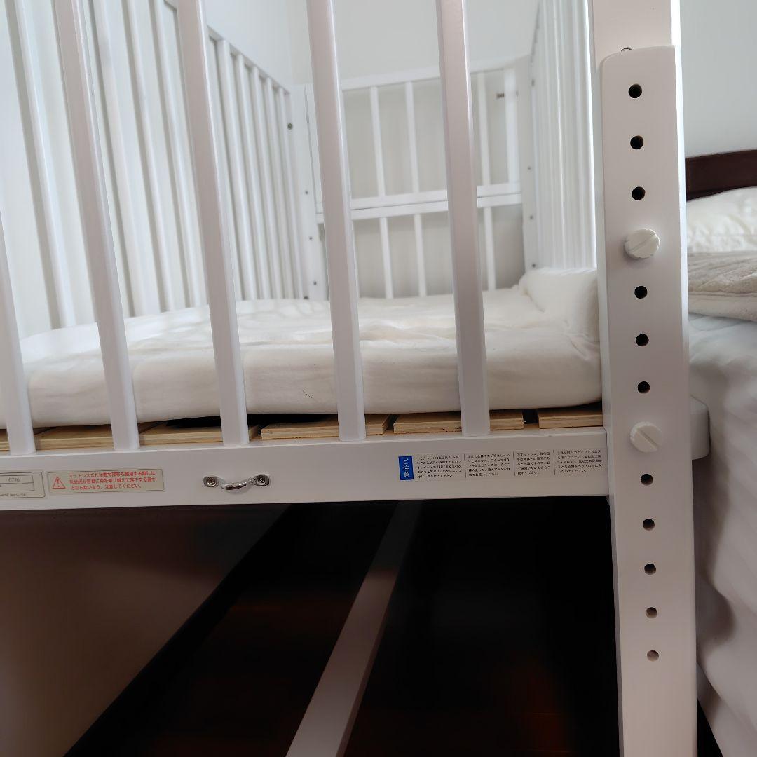 ✨️極美品✨️そいねーる ラージ　ベビーベッド　マットレス付き　内寸縦135cm