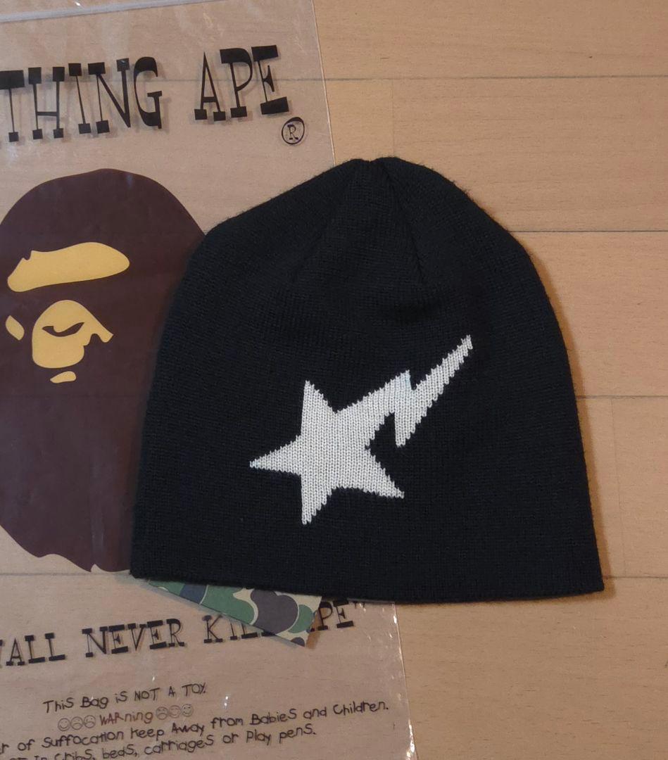 エイプ BAPESTA ニット帽 ビーニー KNIT CAP ニットキャップ