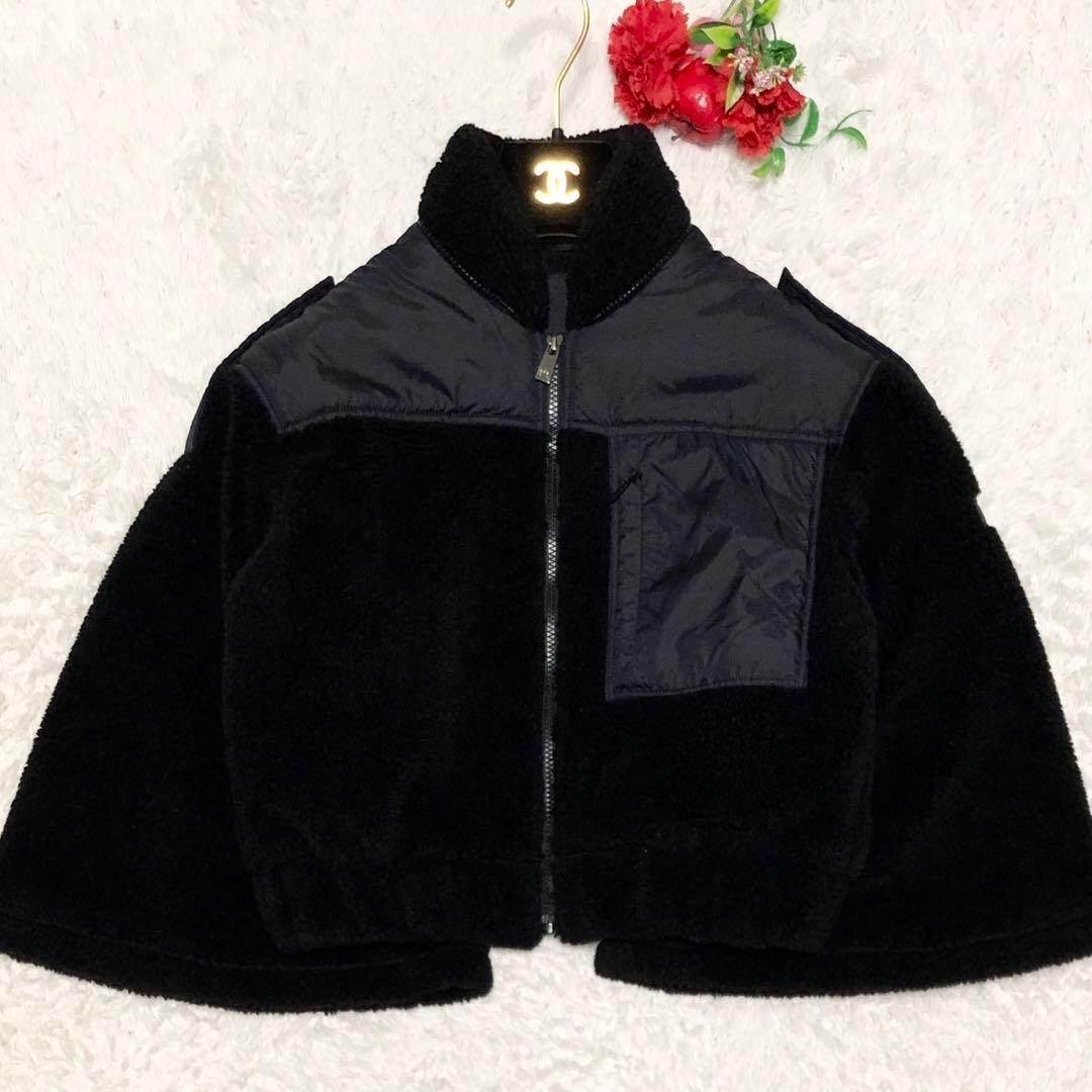 2020SS TATRAS タトラス SENECA ショート丈 ボアブルゾン 黒