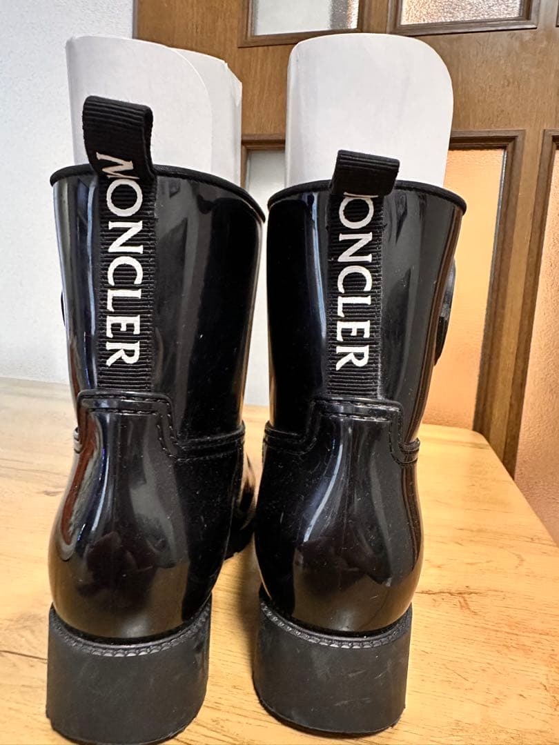 まみこさんに捧ぐ MONCLER ブラック レインブーツ size 39
