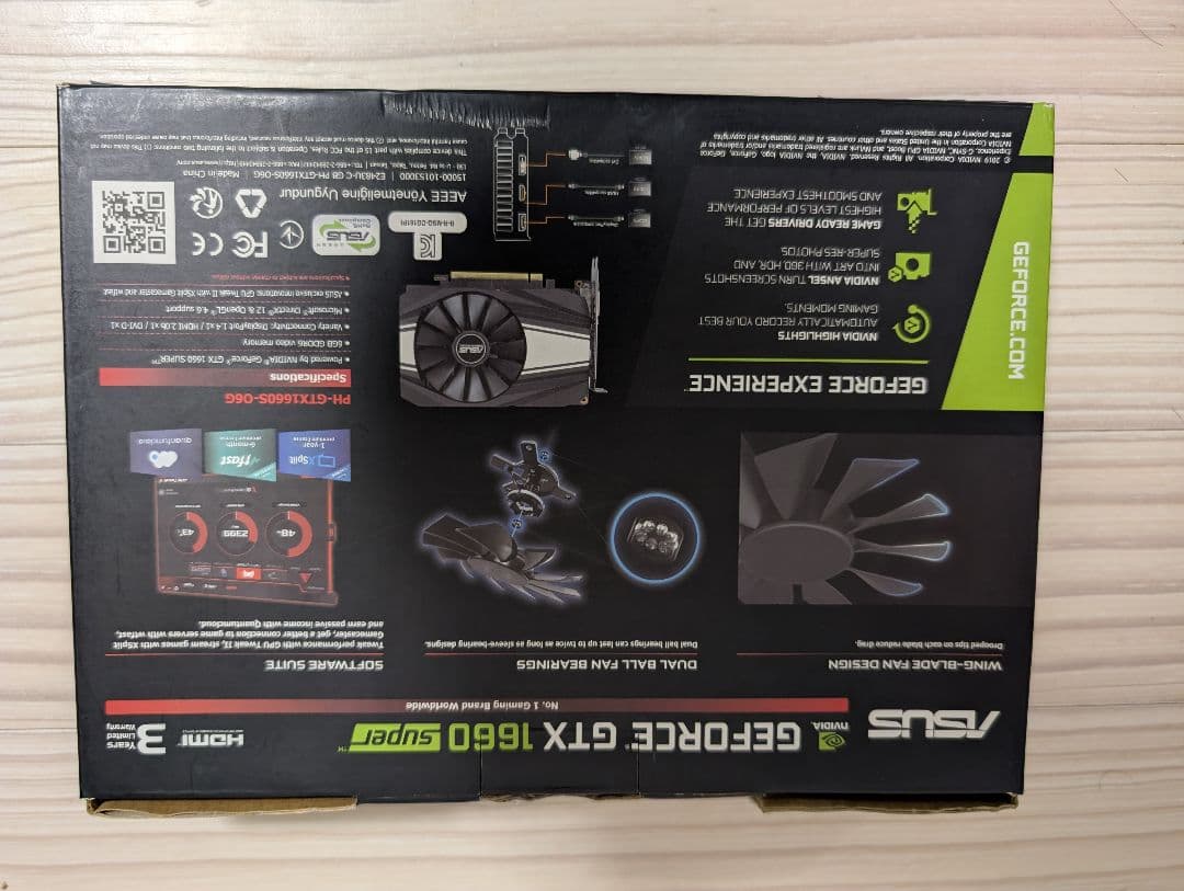 グラフィックボード・グラボ・ビデオカード ASUS GeForce GTX 1660 Super 6GB