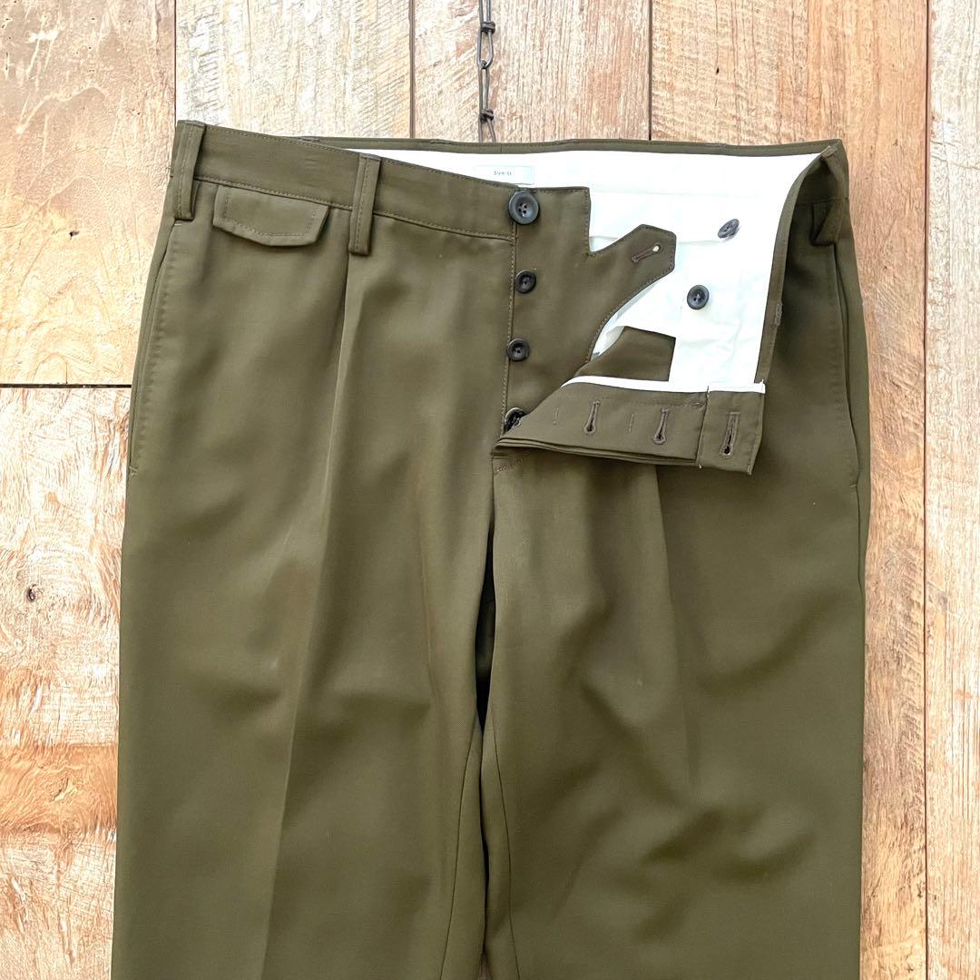 【新品】PT01 FORWARD テーパード ウール スラックス パンツ 33