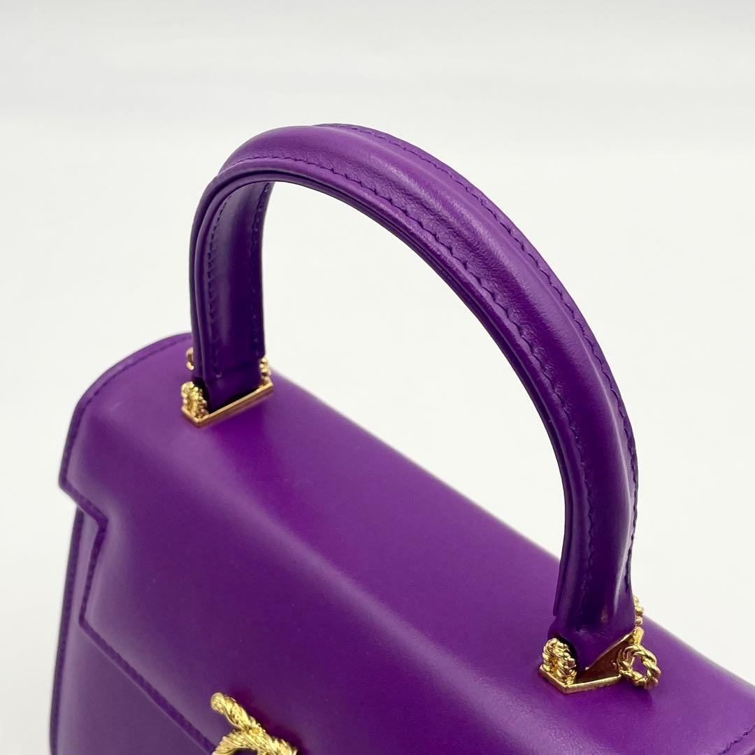 【定価45万・極美品】ロウナーロンドン ジュディ ハンドバッグ 2way 希少色