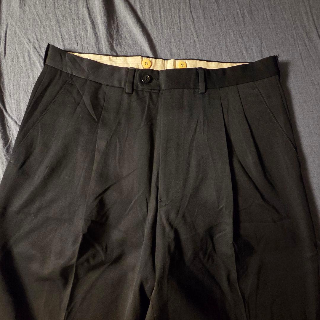 80s イタリア製　Dunhill 　ワイドスラックス SIZE-48