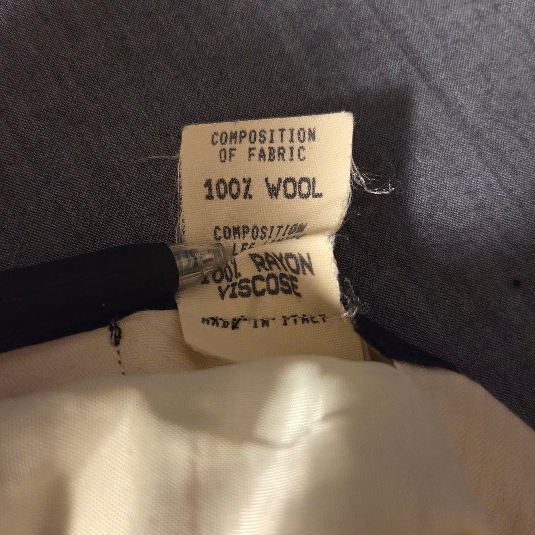 80s イタリア製　Dunhill 　ワイドスラックス SIZE-48