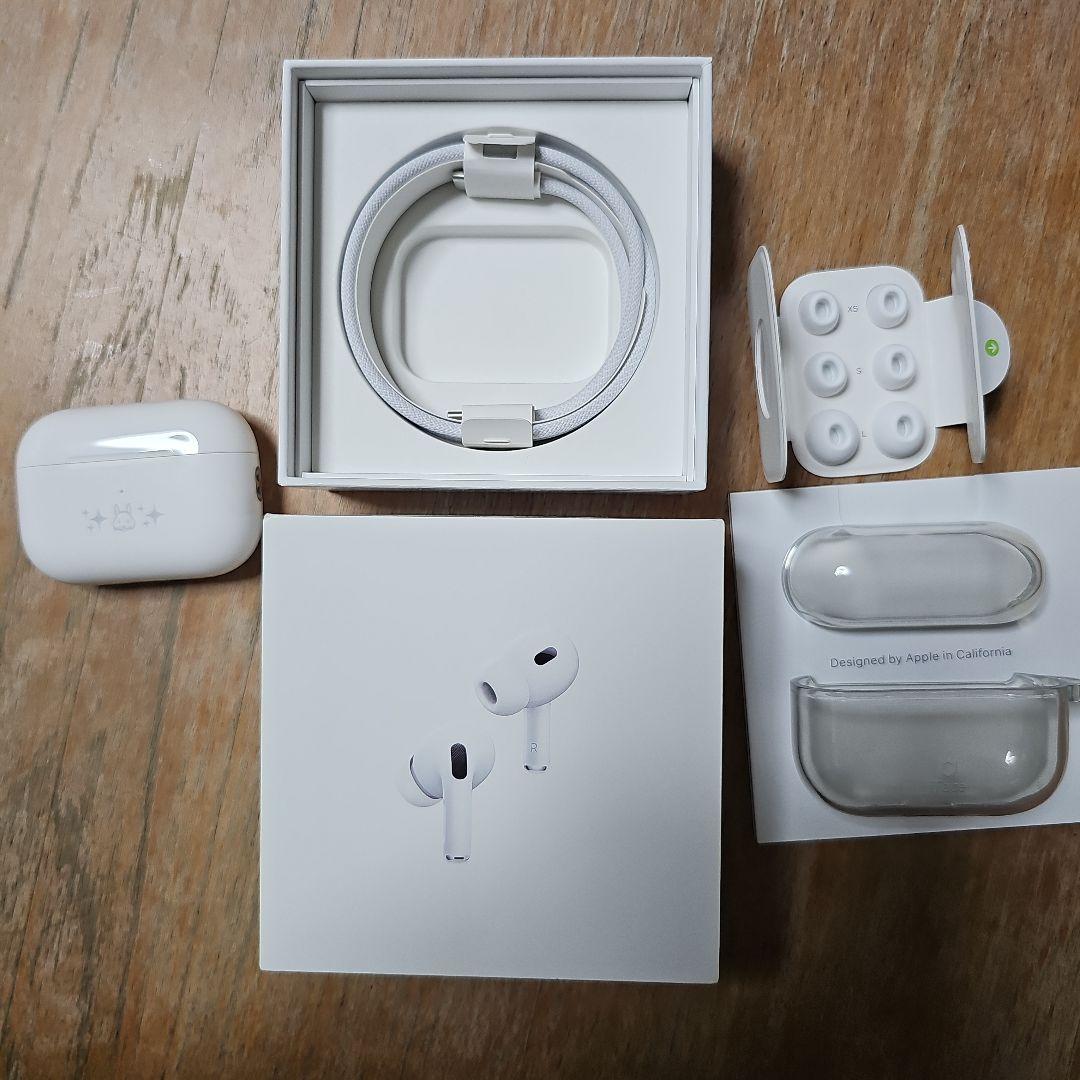 AirPods Pro 2 エアポッズプロ2 刻印入り iFaceケース付き