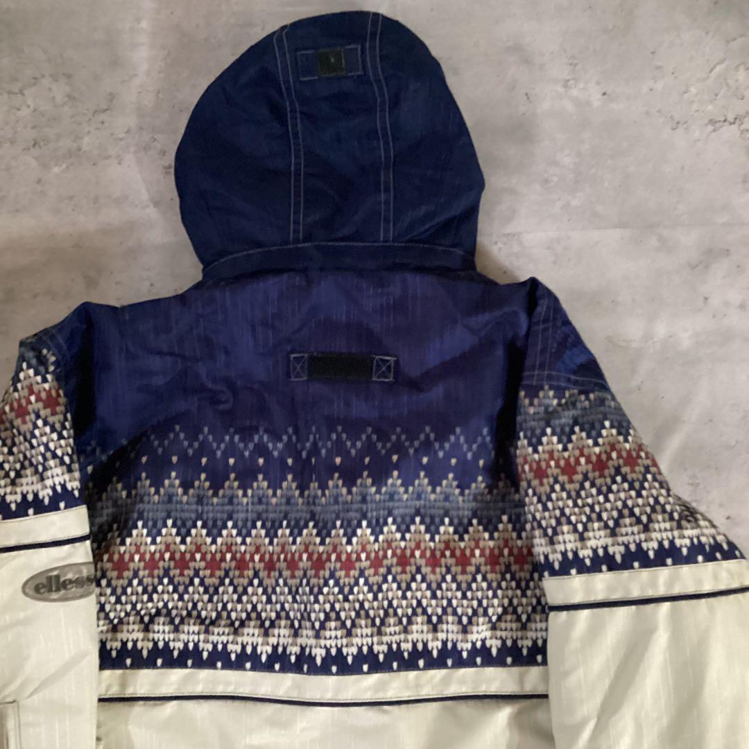 ellesse エレッセ　スキーウェア　セットアップ　ネイビー　ホワイト