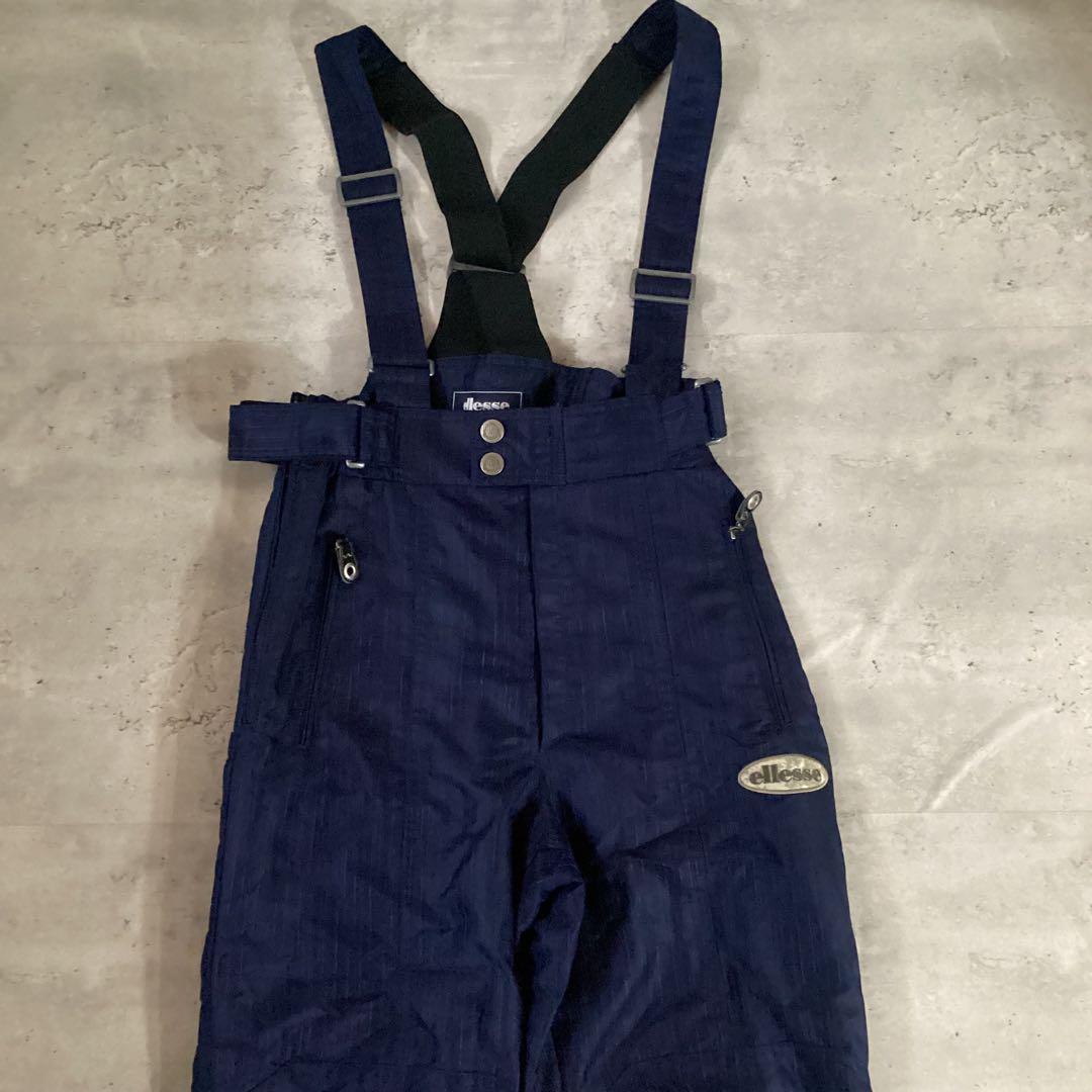 ellesse エレッセ　スキーウェア　セットアップ　ネイビー　ホワイト