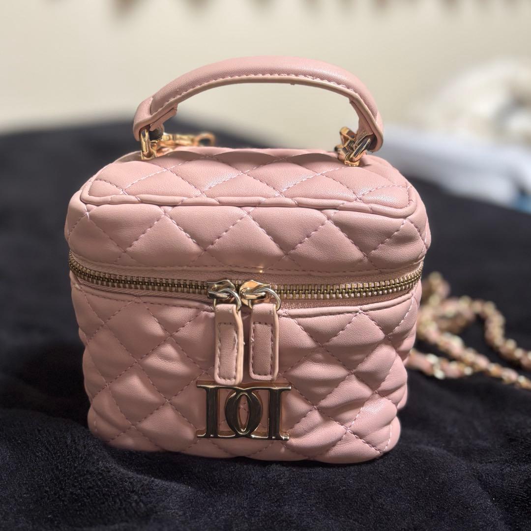 darich キルティングスクエアミニバッグ　ピンク