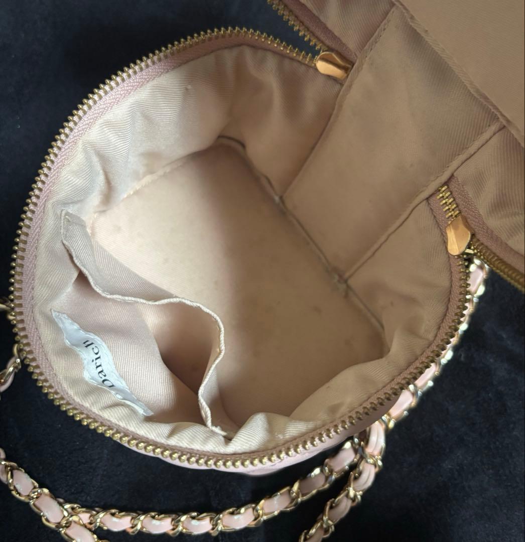 darich キルティングスクエアミニバッグ　ピンク