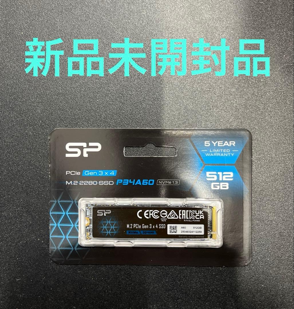 シリコンパワー SSD 512GB SP512GBP34A60M28