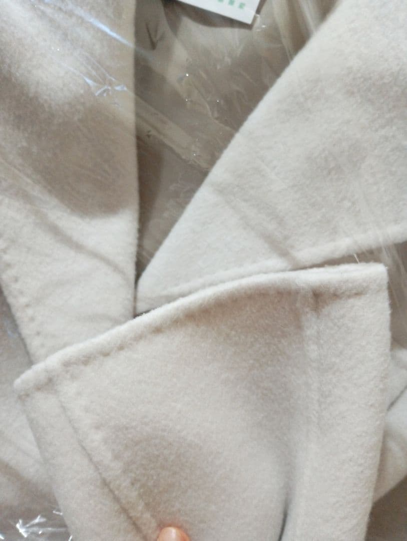 ebur オーバーサイズダブルブレスト ウールコート