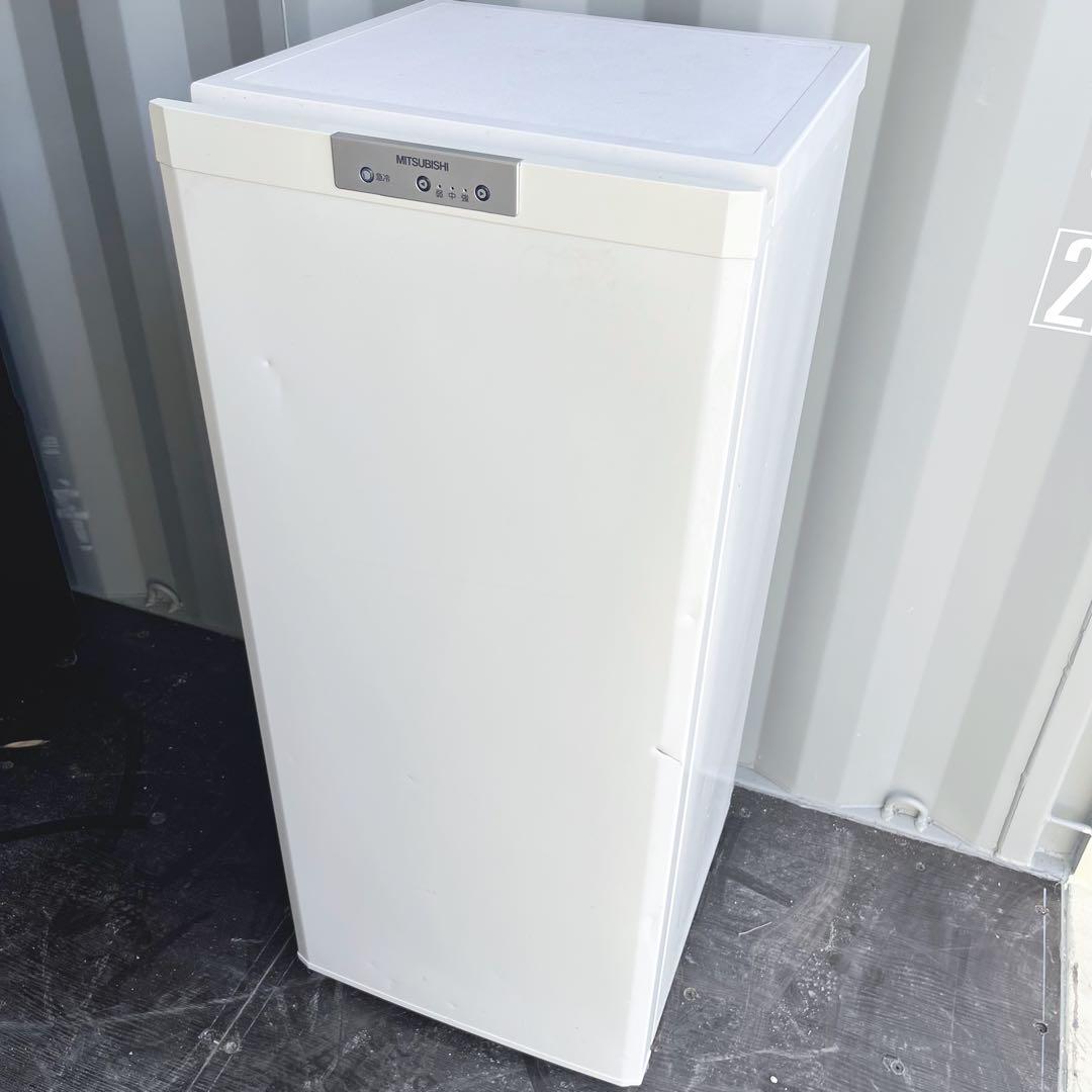 75取付無料！三菱急速冷凍 4段ケース121L冷凍庫ホームフリーザー