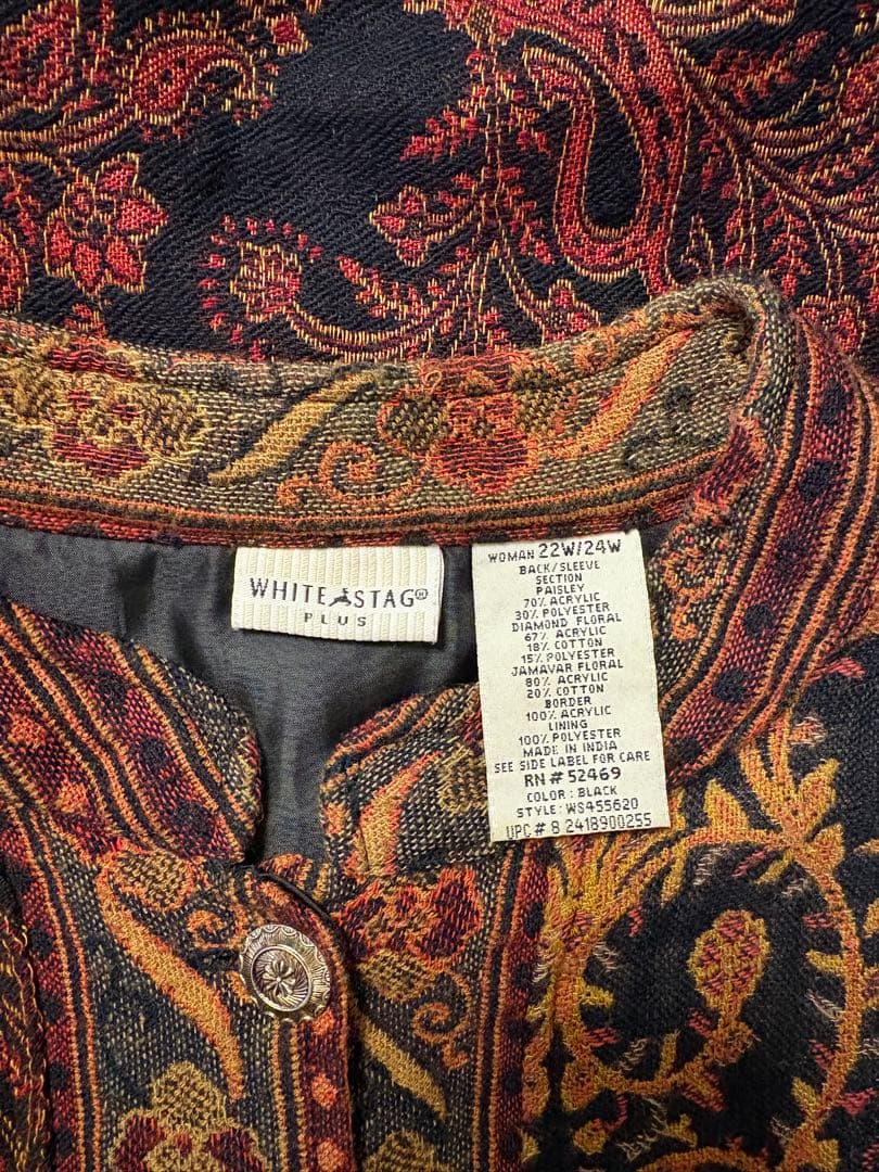 WHITE STAG 90s チャイナジャケット