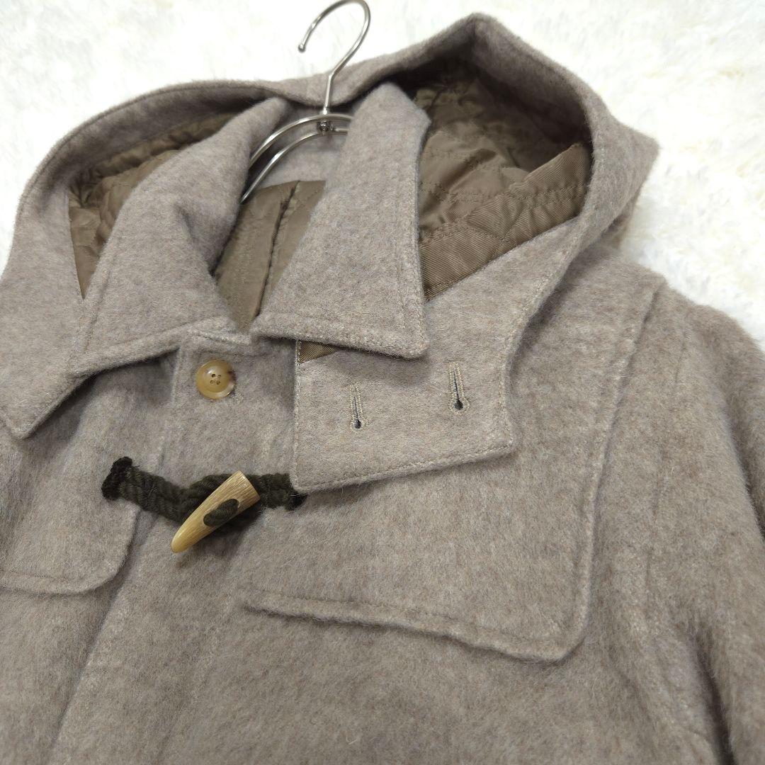 Iroquois イロコイ 2 ダッフルコート フード ウール アルパカ