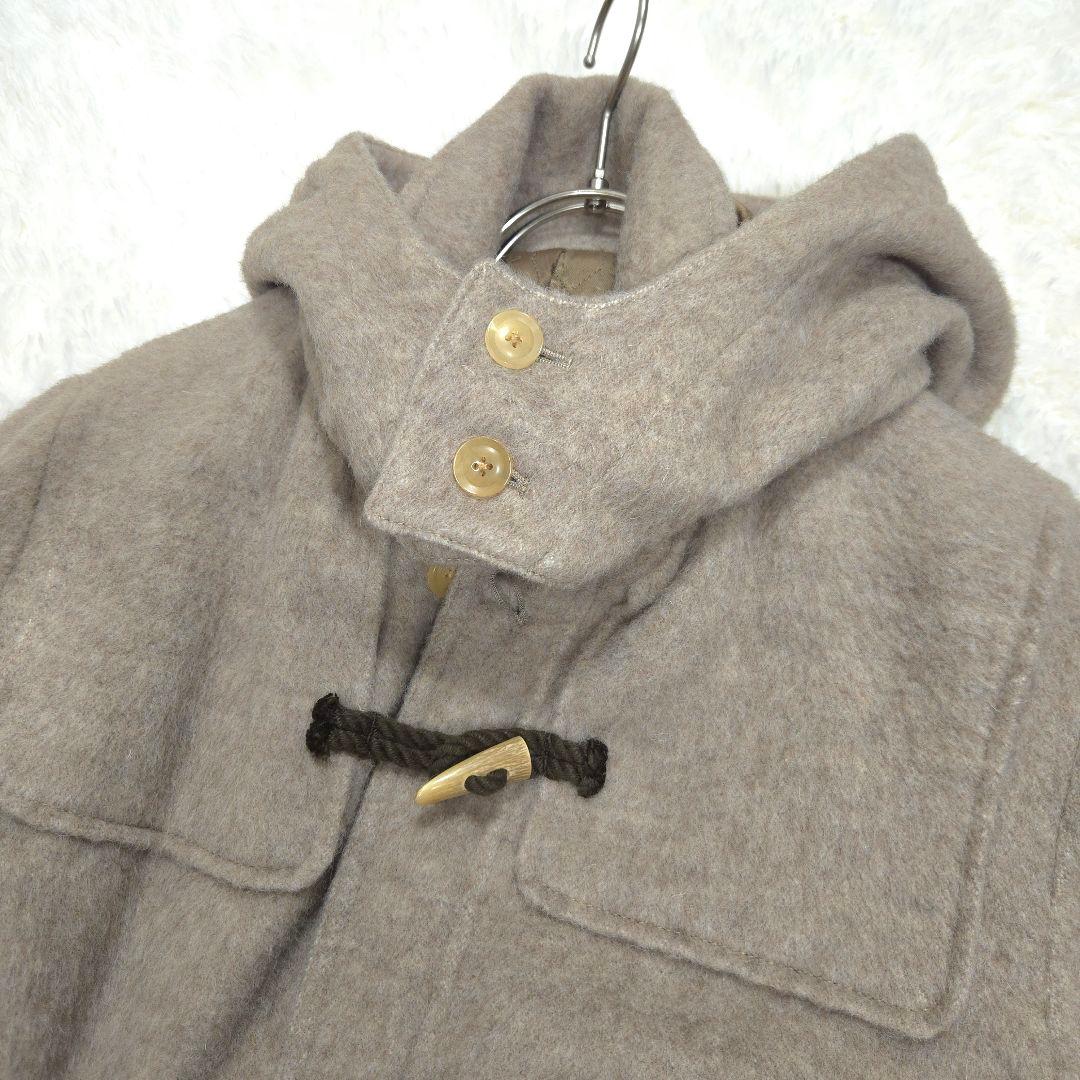 Iroquois イロコイ 2 ダッフルコート フード ウール アルパカ