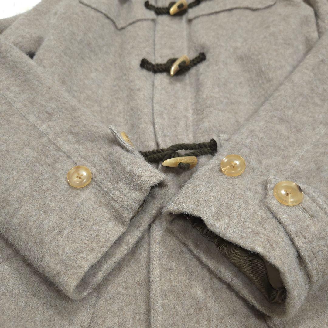 Iroquois イロコイ 2 ダッフルコート フード ウール アルパカ