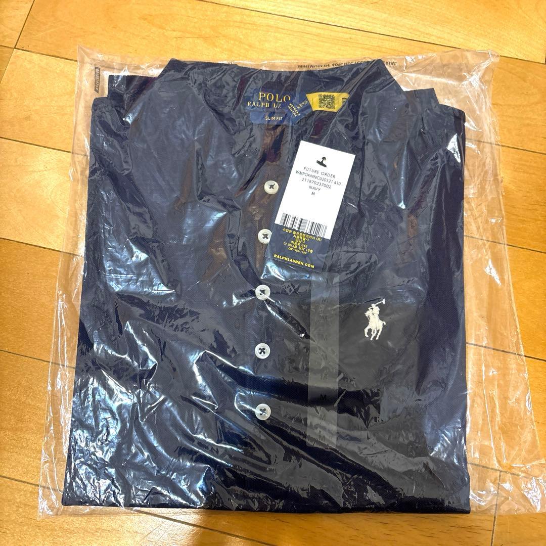 【海外直輸入】新品未使用　ポロラルフローレン　ネイビー 半袖ポロシャツ
