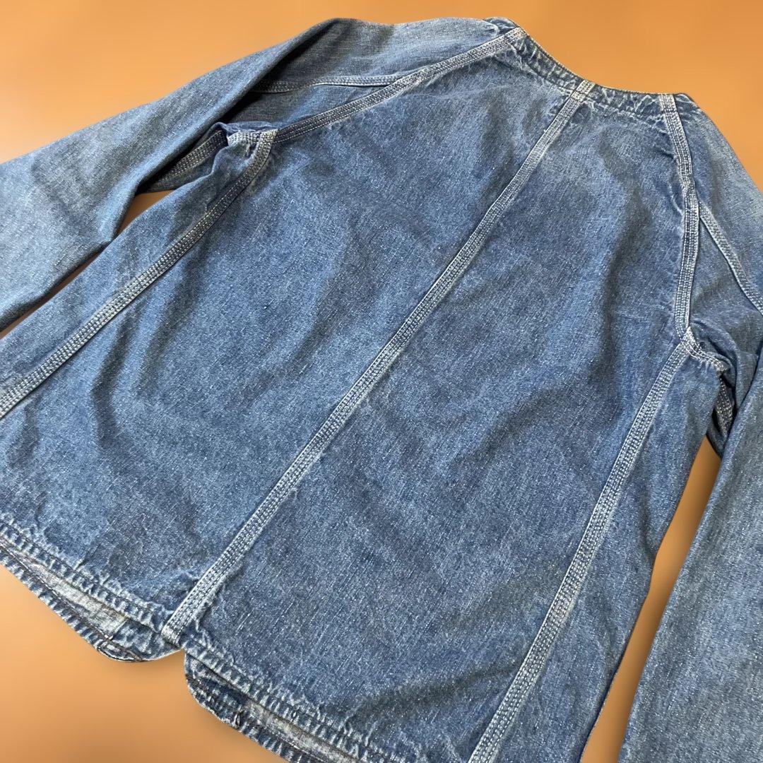 オアスロウ　ノーカラーカバーオール