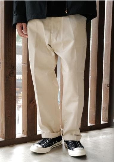 サイズL SEQUEL TYPE-XF ベージュ チノパン　シークエル