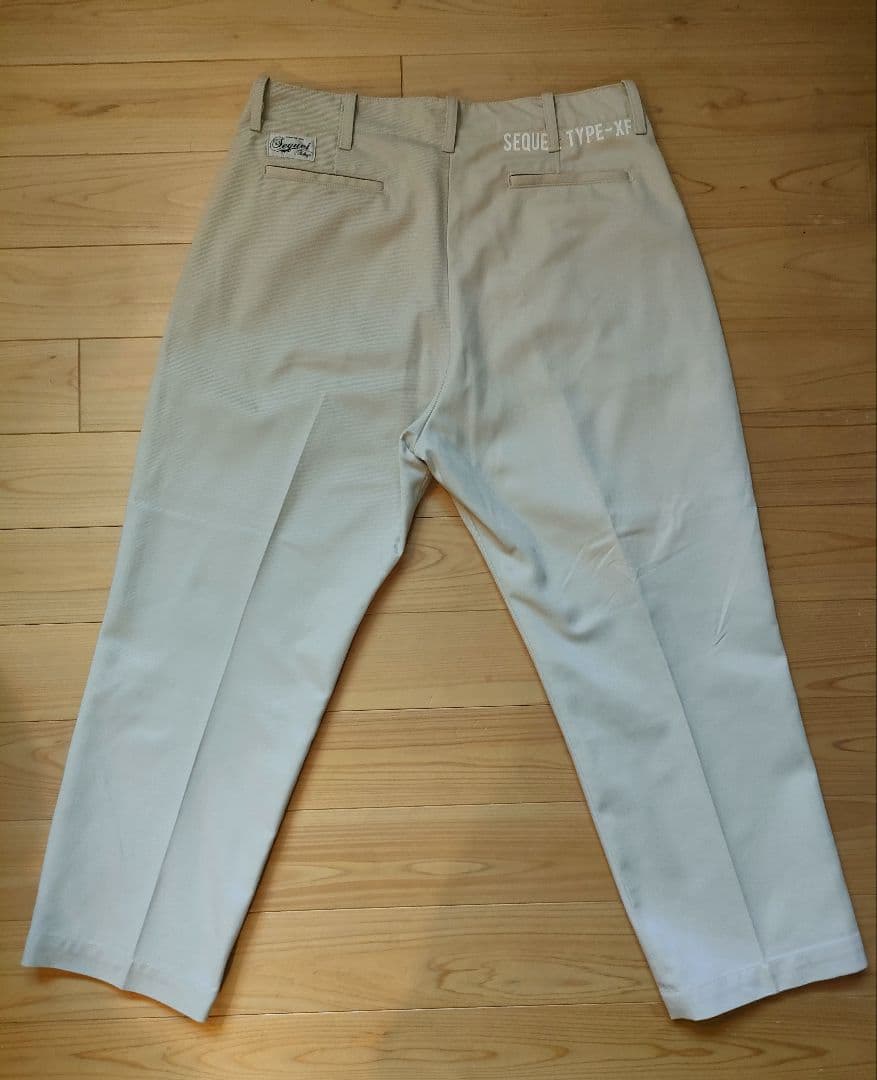サイズL SEQUEL TYPE-XF ベージュ チノパン　シークエル