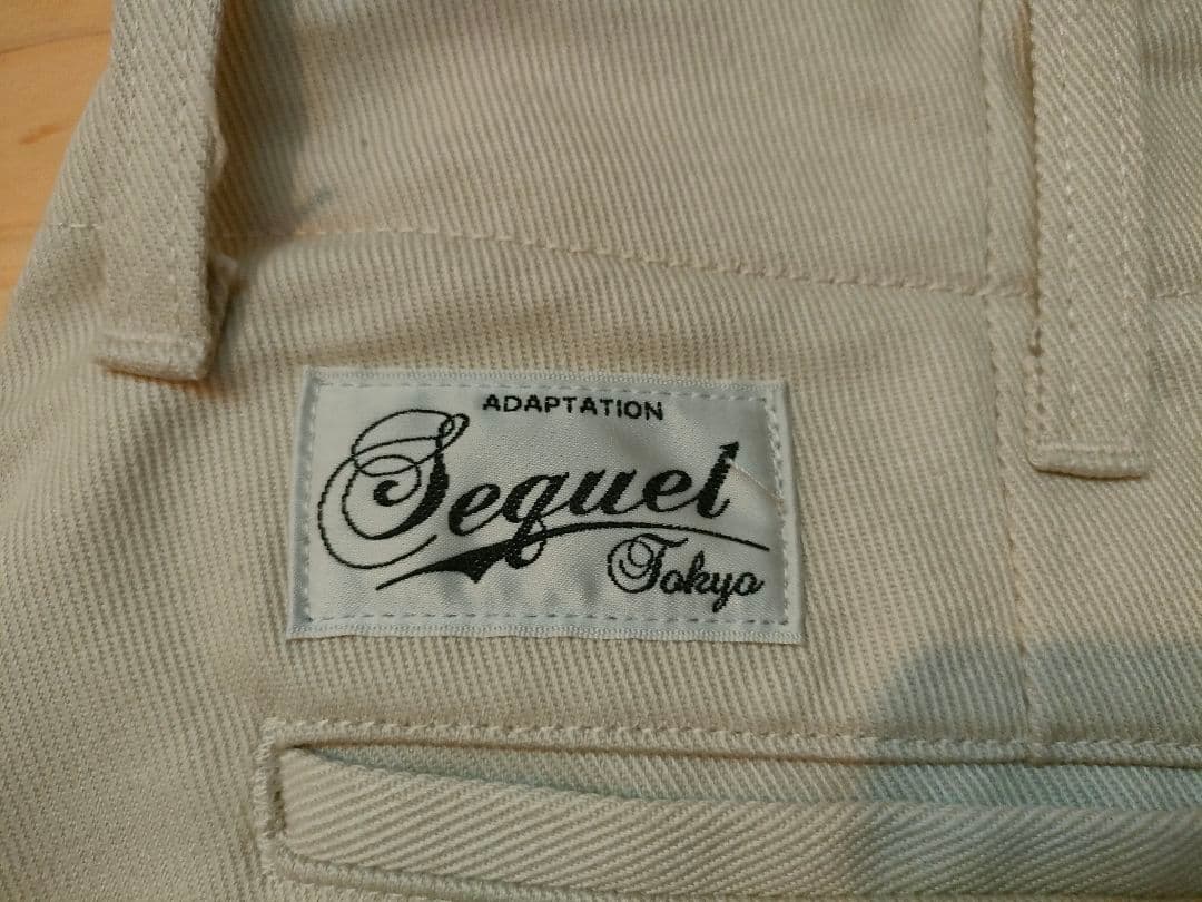 サイズL SEQUEL TYPE-XF ベージュ チノパン　シークエル