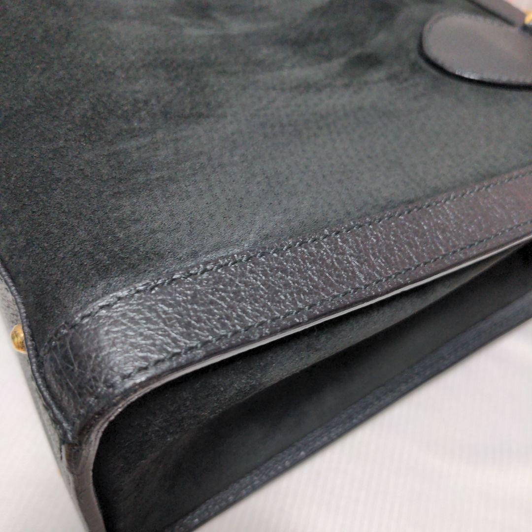 GUCCIバンブースエードバックダイアナ黒　　　　　　　　　完全リペア済み