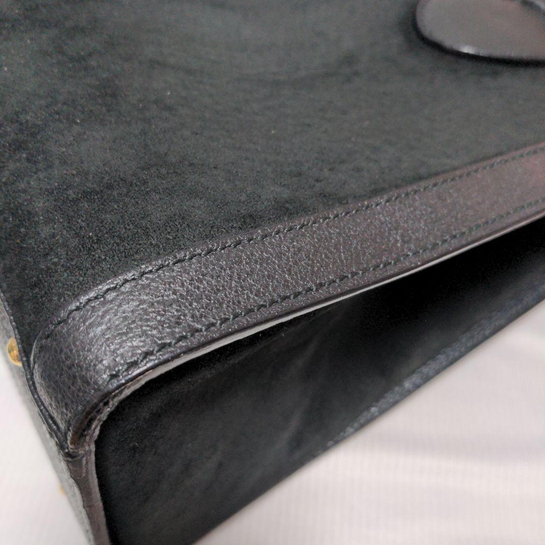 GUCCIバンブースエードバックダイアナ黒　　　　　　　　　完全リペア済み