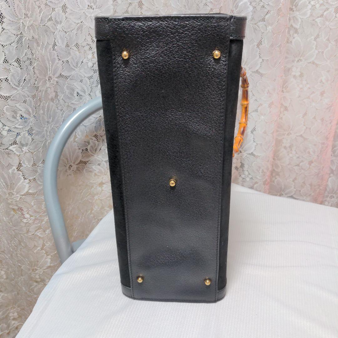 GUCCIバンブースエードバックダイアナ黒　　　　　　　　　完全リペア済み