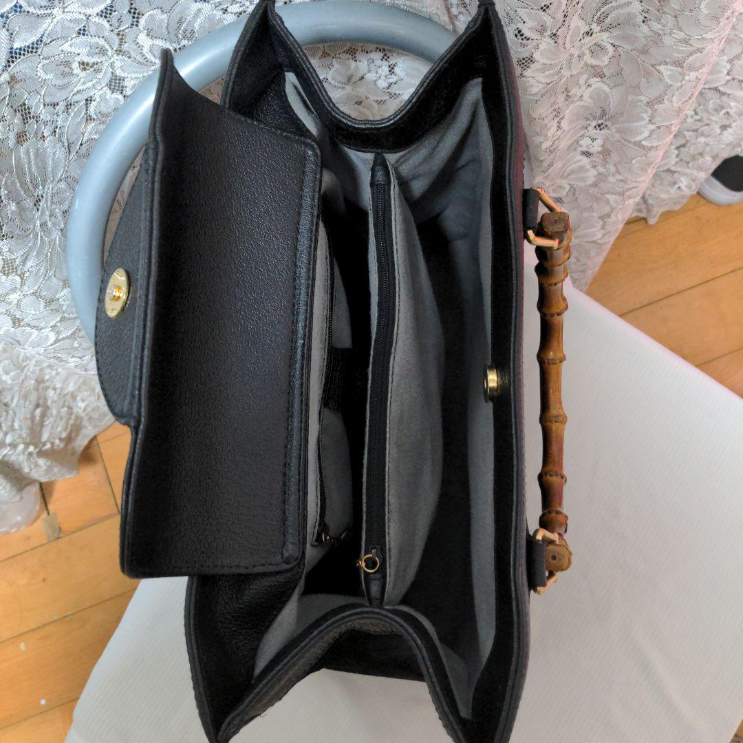 GUCCIバンブースエードバックダイアナ黒　　　　　　　　　完全リペア済み