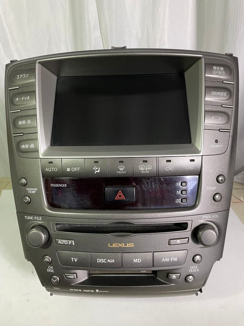 LEXUS GSE20 IS250 純正　ナビ