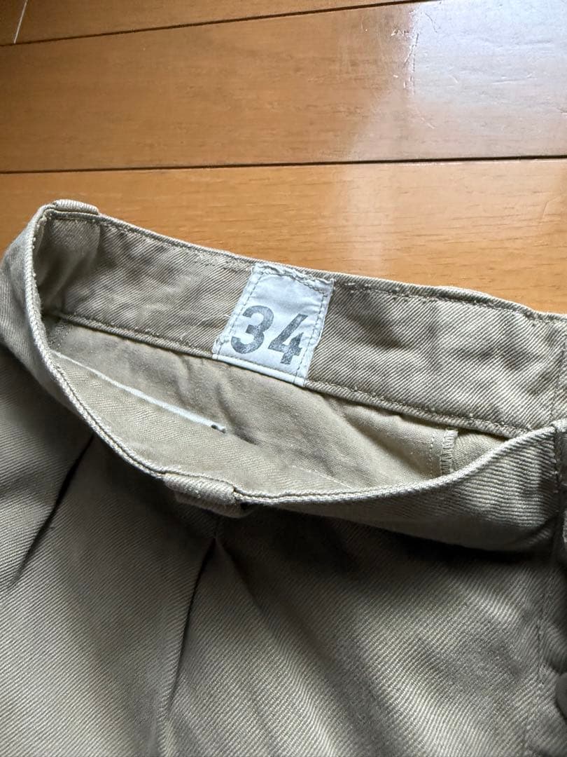 50s〜60s フランス軍 M52 フレンチチノ チノパン