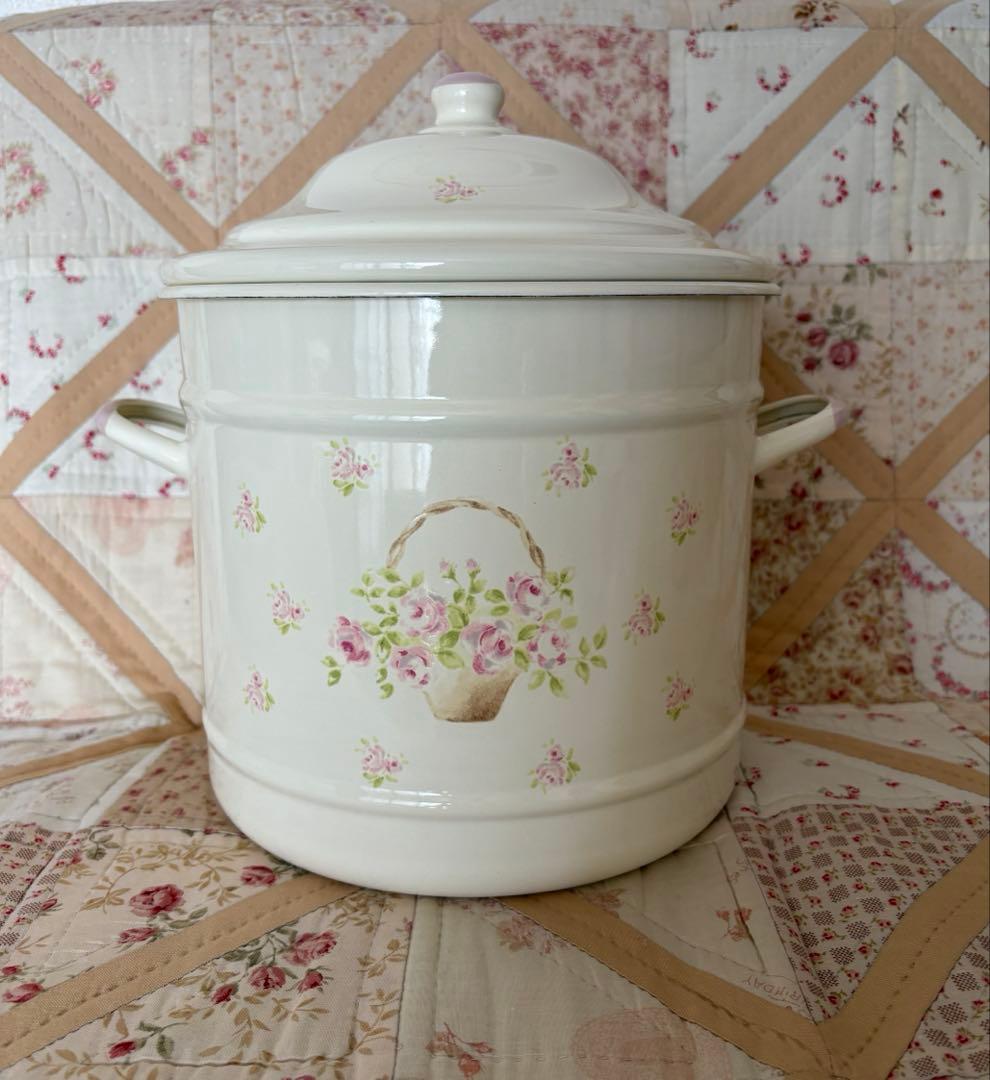 イマン　ローズバスケット　ホーロー　ビートストッカー