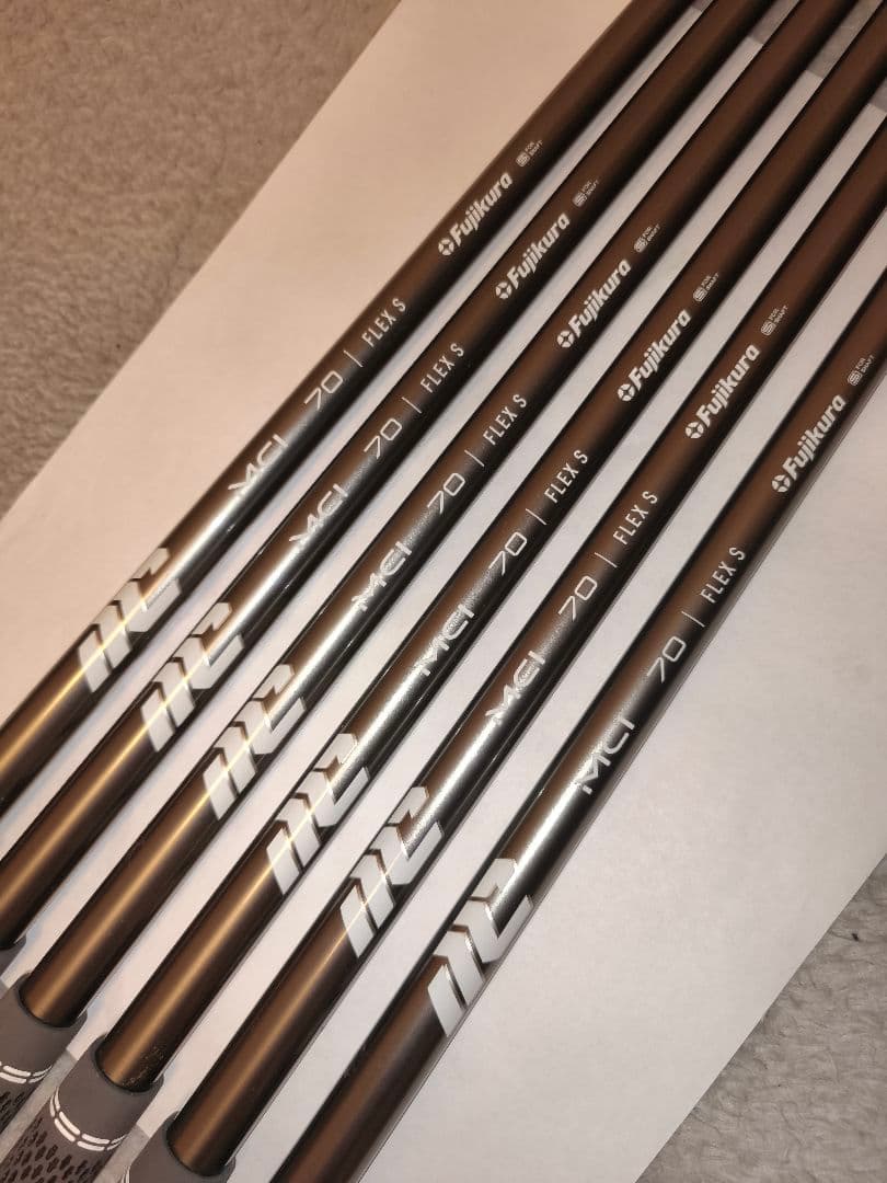 【セール中】 New MCI 70S アイアンシャフト 6本セット