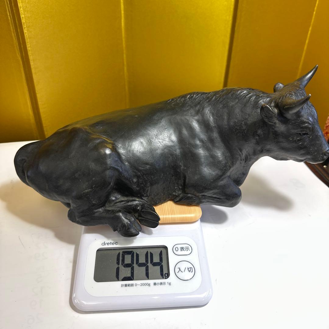 高岡銅器，青銅，牛の銅製彫刻