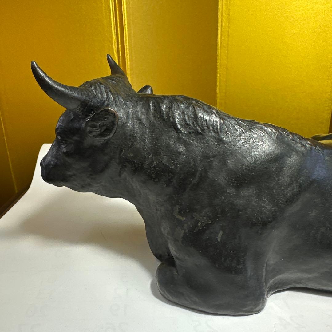 高岡銅器，青銅，牛の銅製彫刻