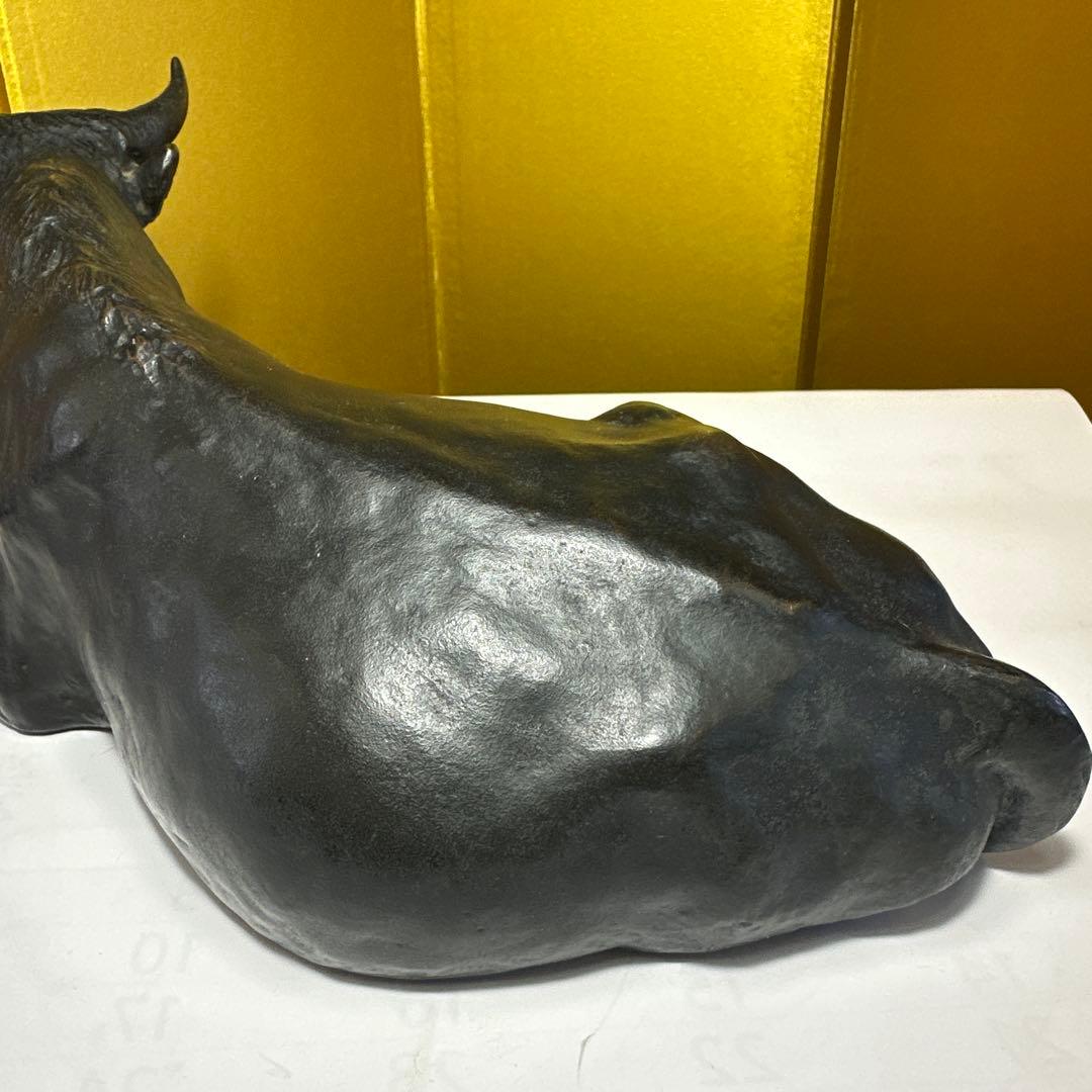 高岡銅器，青銅，牛の銅製彫刻