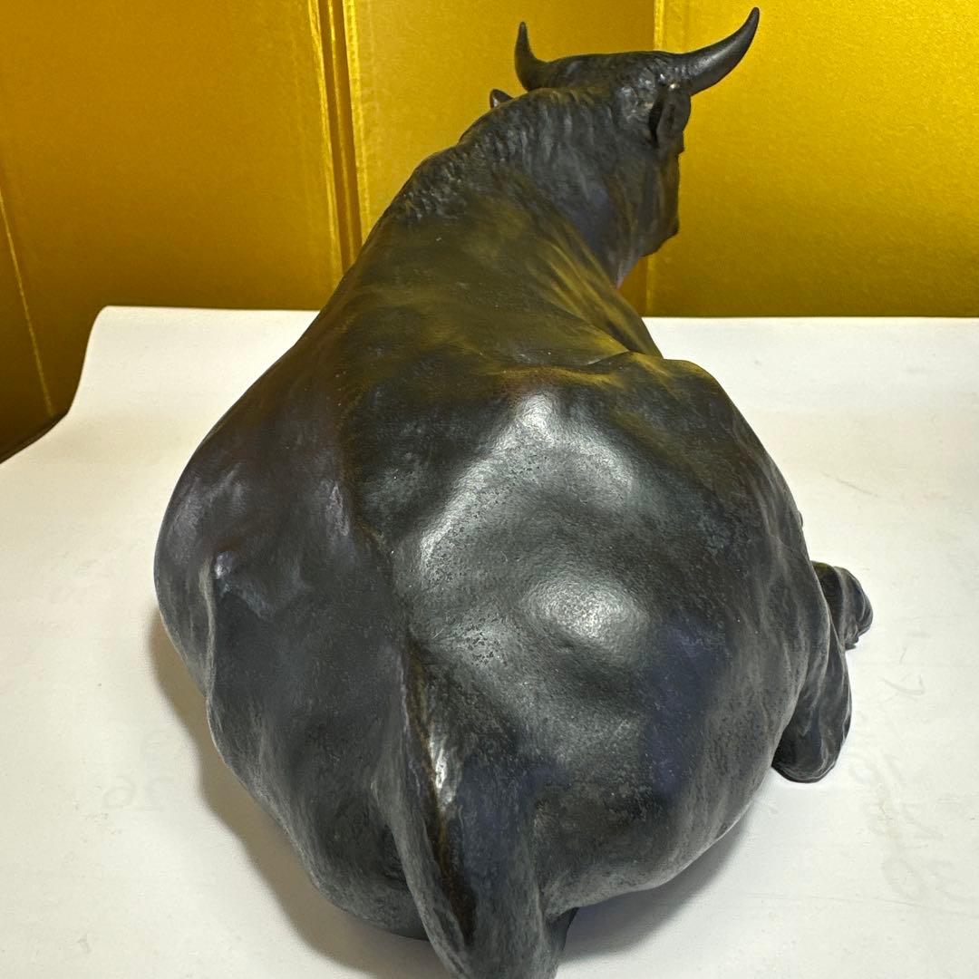 高岡銅器，青銅，牛の銅製彫刻