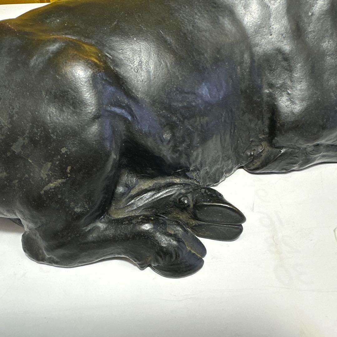 高岡銅器，青銅，牛の銅製彫刻