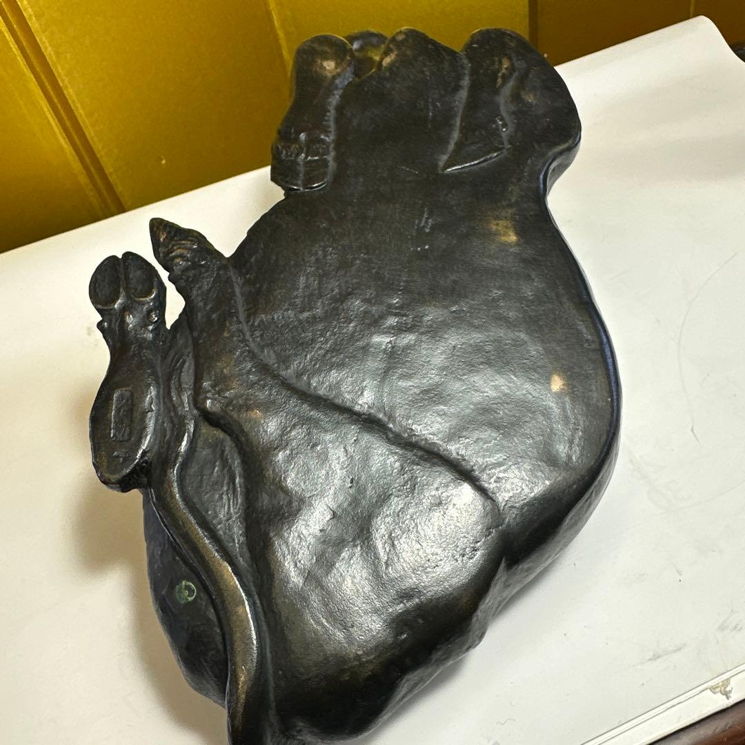 高岡銅器，青銅，牛の銅製彫刻