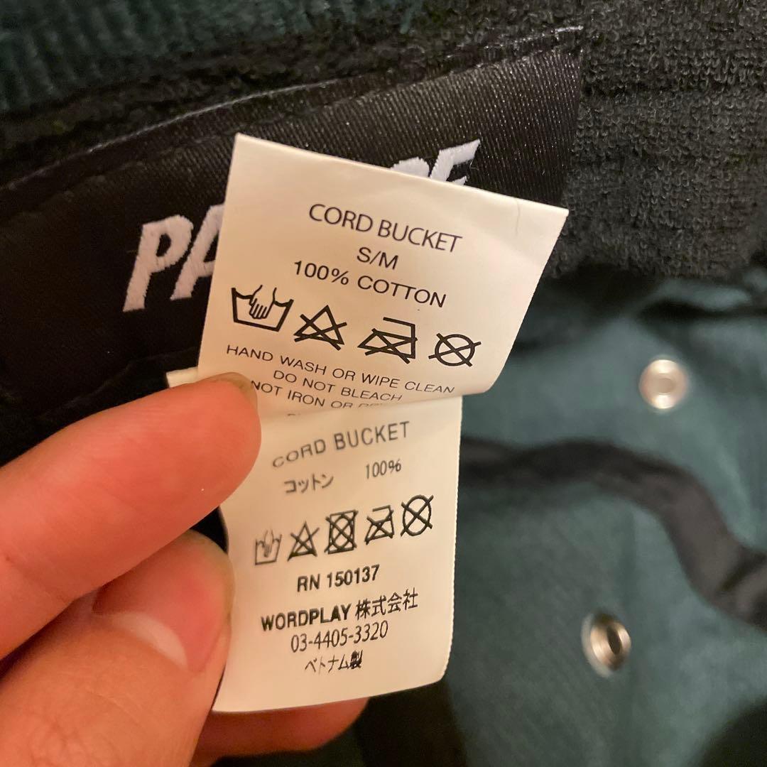 PALACE コーデュロイバケットハット