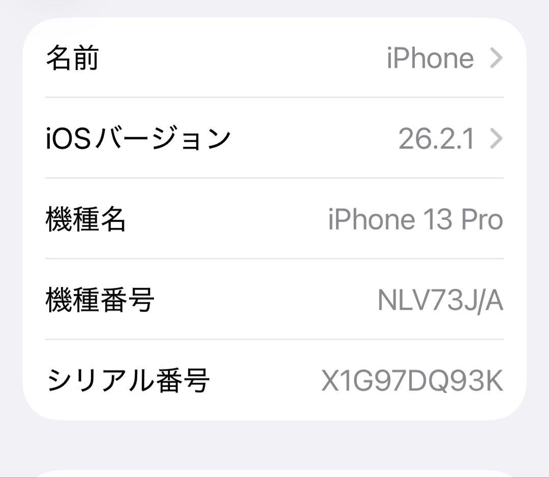 iPhone 13 Pro 1TB シエラブルー