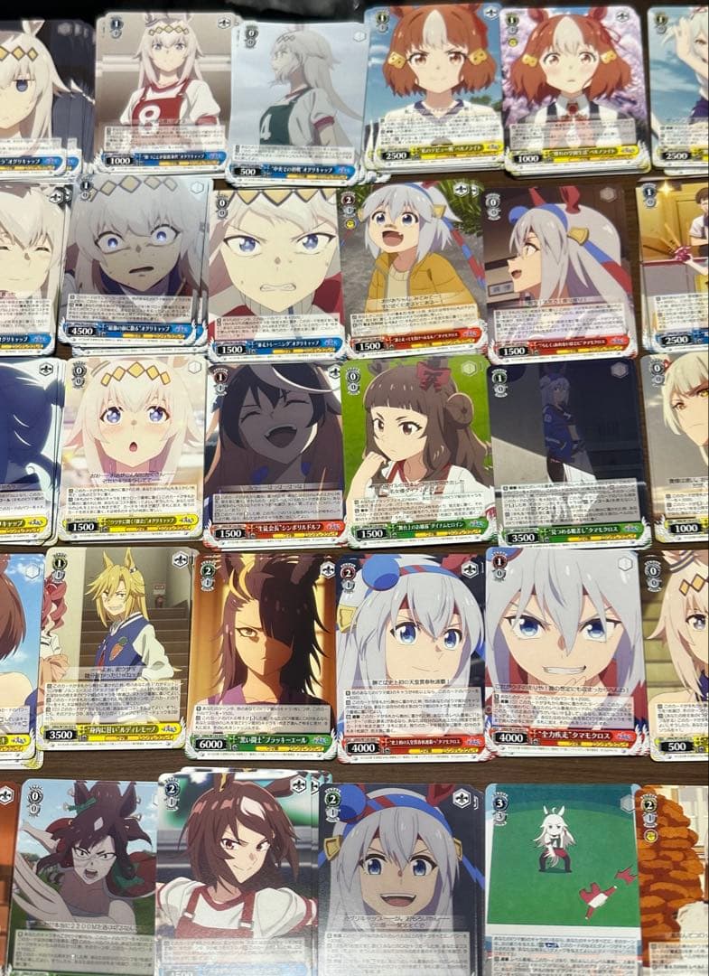 ヴァイスシュヴァルツ　ウマ娘　シンデレラグレイ　シングレ　RR以下4コン