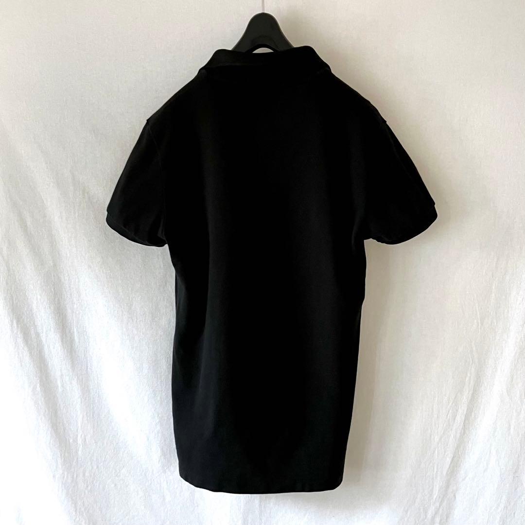 美品 ラルフローレン ポロシャツ 黒 スキニー L 鹿の子