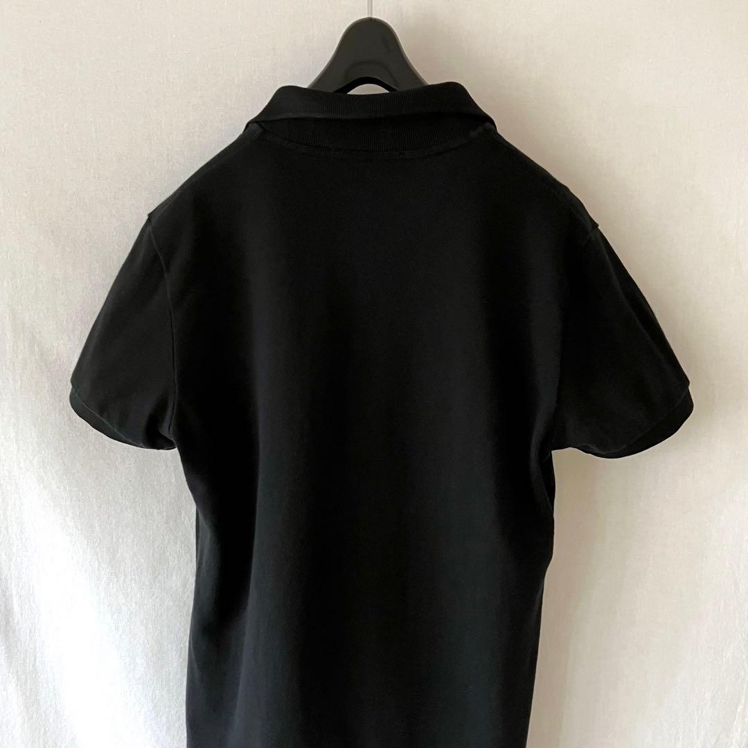 美品 ラルフローレン ポロシャツ 黒 スキニー L 鹿の子