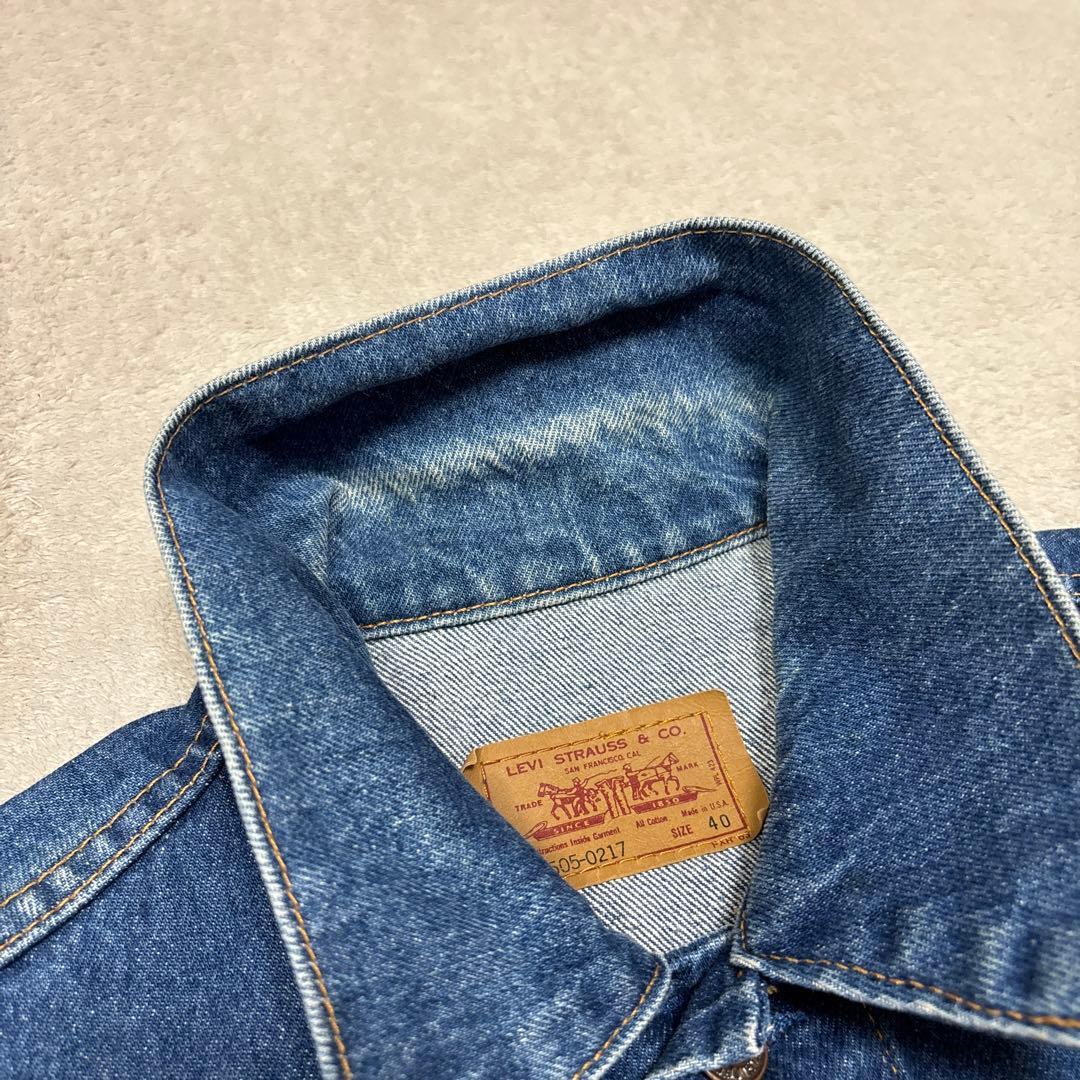 美品✨95年10月製 リーバイス 70505 デニムジャケットUSA製 40