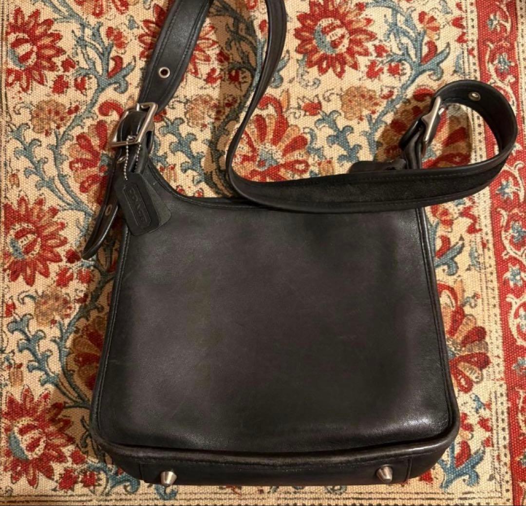 【オールドコーチ】　黒　ショルダーバッグ