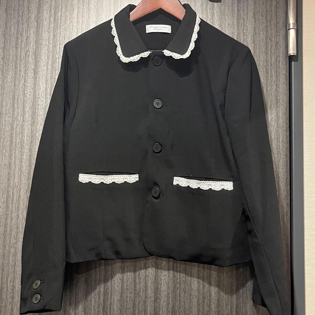 smyeon レース付きコンパクトジャケット