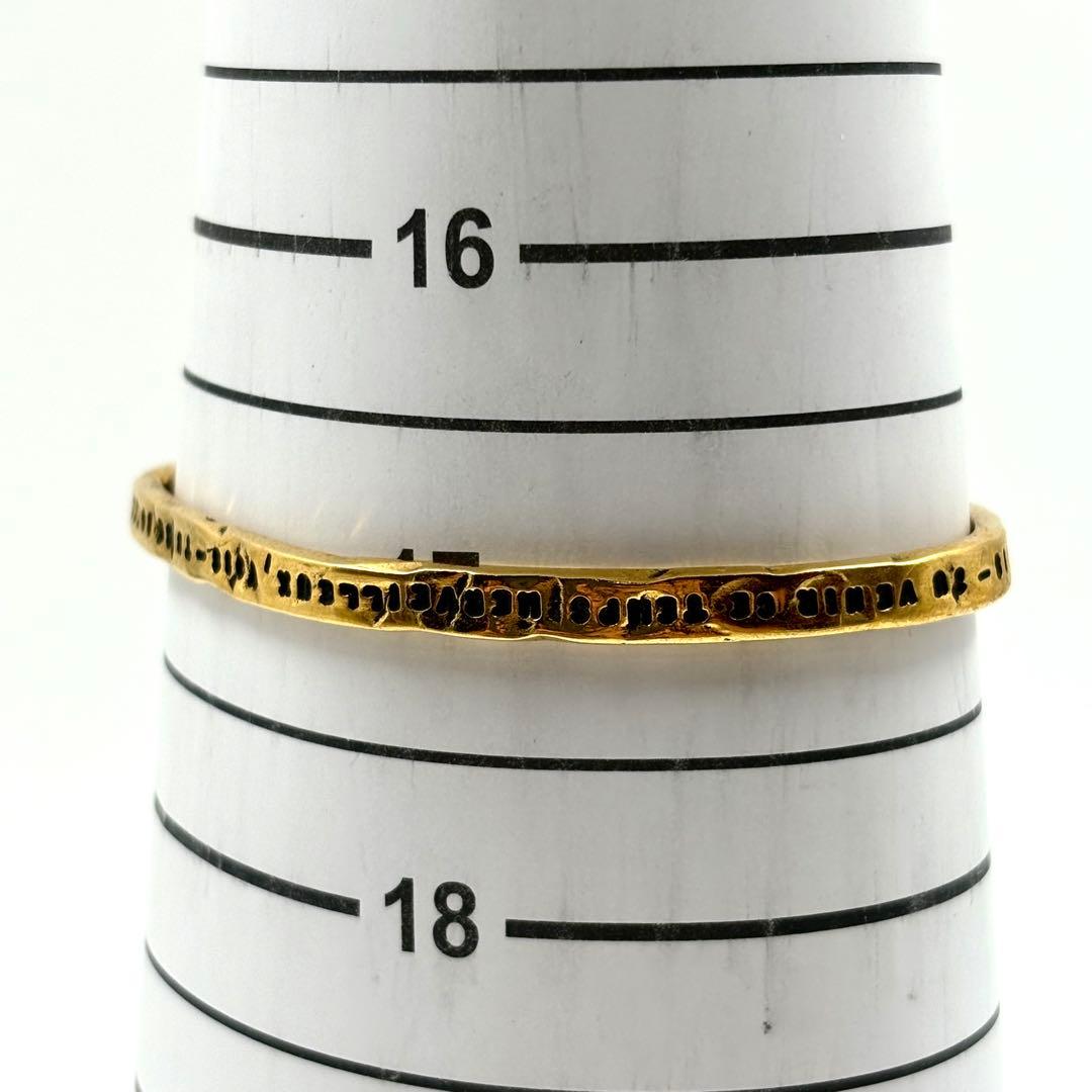 【レア】 セルジュトラヴァル 幸せの手錠 バングル ゴールド 18Kコーティング