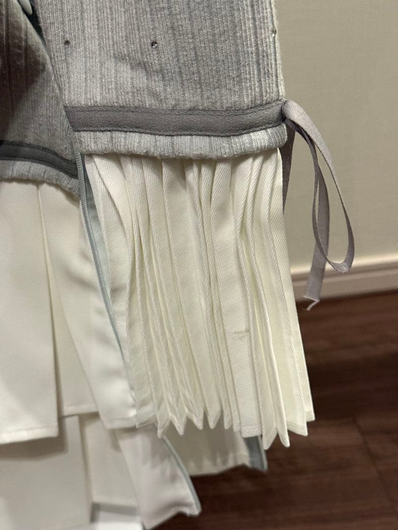 Randy ビジュープレッピーワンピース グレー FL